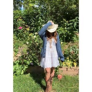 White Eyelet Sundress — Coastal Cowboy / 2000s Y2K